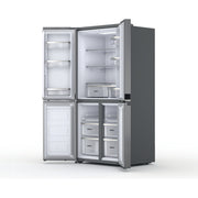 Whirlpool side-by-side american fridge: in Stainless Steel - WQ9 B2L G - Bonus Superstore