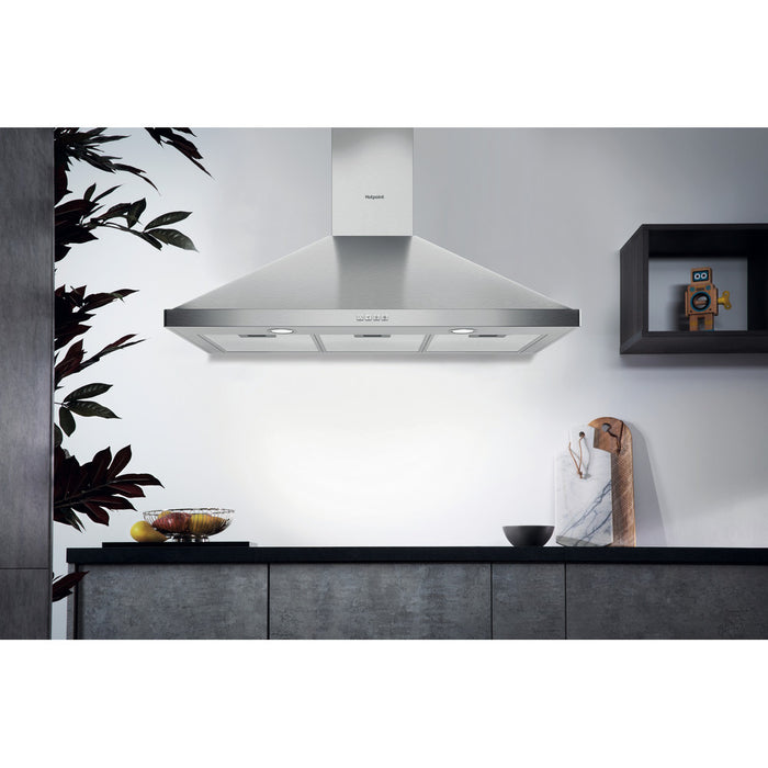 Hotpoint PHPN9.5FLMX/1 Stainless Steel 90cm Cooker Hood - Bonus Superstore