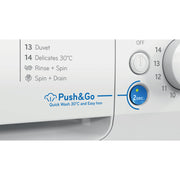 Indesit Freestanding front loading washing machine - BWE 71496X WV UK - Bonus Superstore