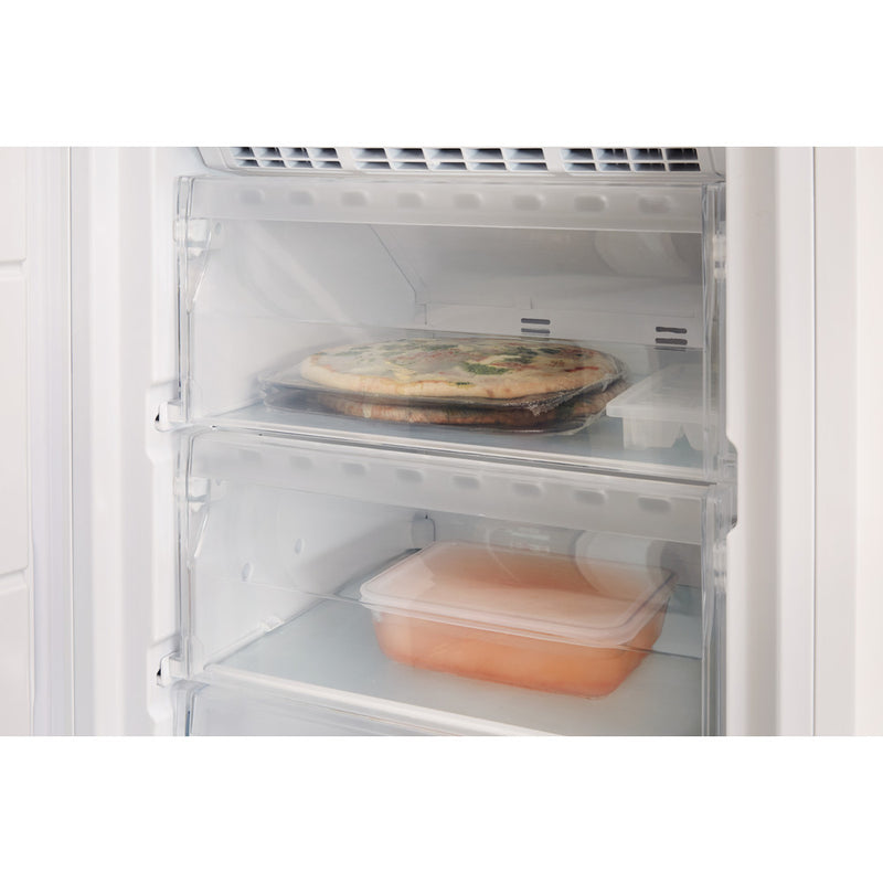 Freestanding upright freezer: white colour - UI8 F2C W UK - Bonus Superstore