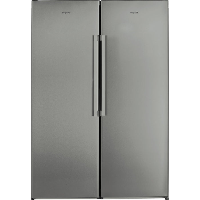 Hotpoint SH6A2QGR freestanding fridge - Graphite