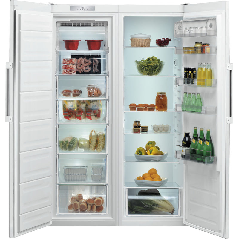 Freestanding upright freezer: white colour - UI8 F2C W UK - Bonus Superstore