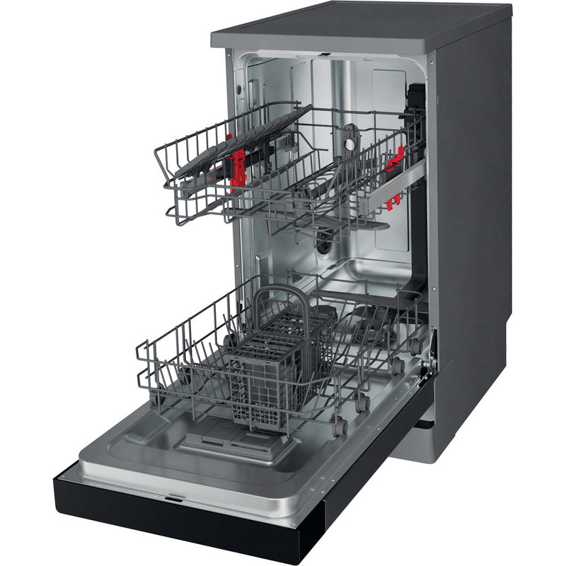 Whirlpool WF9E 2B19 X UK Slimline Freestanding 9 Place Settings Dishwasher - Stainless Steel - Bonus Superstore