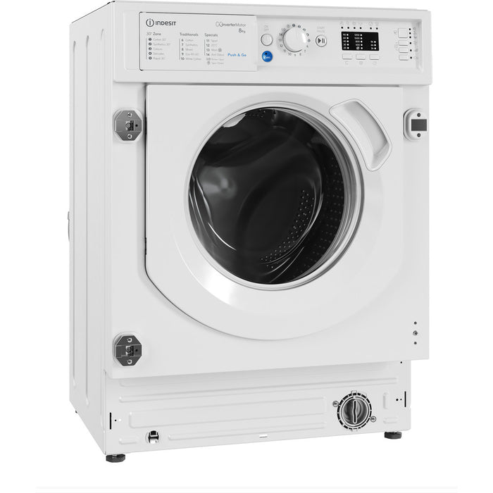Indesit Built in front loading washing machine: 8,0kg - BI WMIL 81485 UK