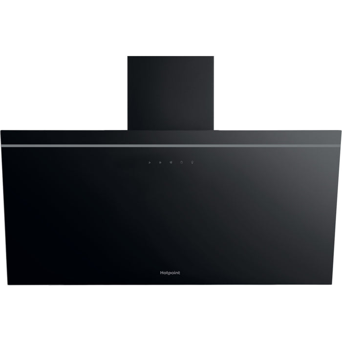 Hotpoint PHVP82FLTK Black 90cm Cooker Hood - Bonus Superstore