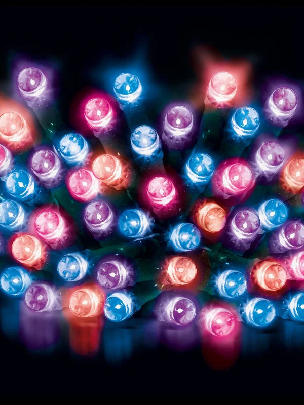 Premier 200 LED 16m Supabrights with Timer in Rainbow - Bonus Superstore