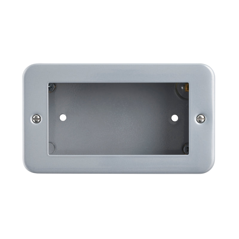 Saxby MCMFP4 Metal Clad 4G Modular Faceplate (4 Modules)