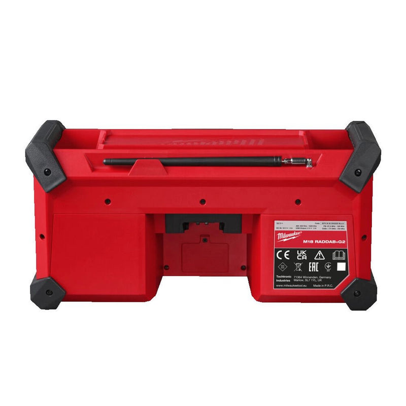 Milwaukee M18 RADDAB+G2-0 18v Bluetooth Jobsite Radio DAB+ Body Only