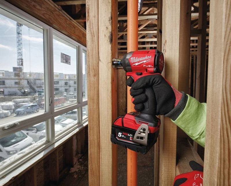 Milwaukee M18 FPP2A3-502X FUEL Gen 4 18V 2 x 5.0Ah Li-Ion RedLithium Brushless Cordless Twin Pack