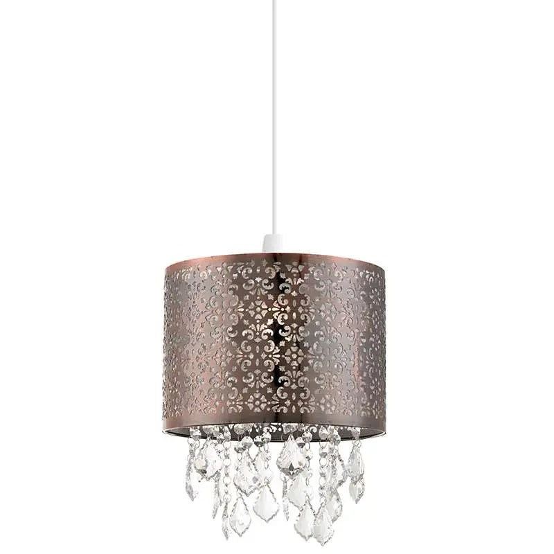 Endon NE-MOCCAS-AB MOCCAS NON ELECTRIC 60W PENDANT ANTIQUE BRASS - Bonus Superstore