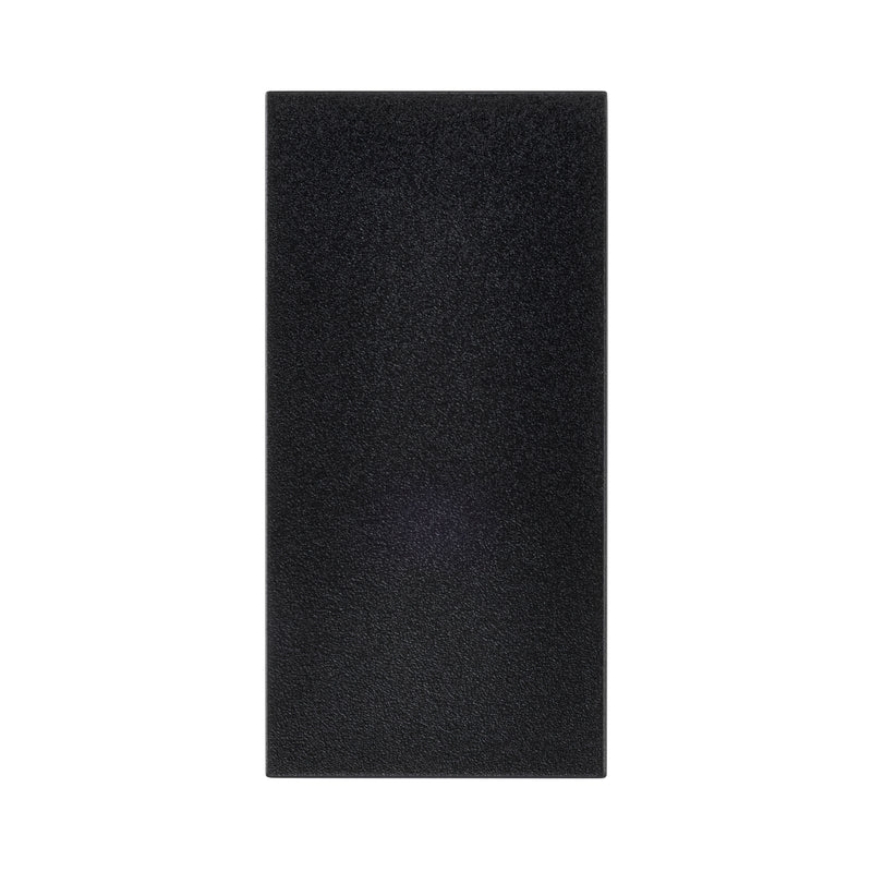 Saxby MOHBBL Euro Module Half Blank - Matt Black