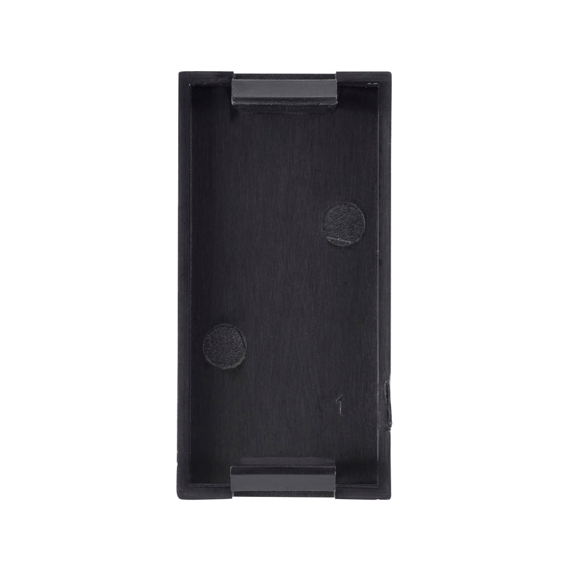 Saxby MOHBBL Euro Module Half Blank - Matt Black