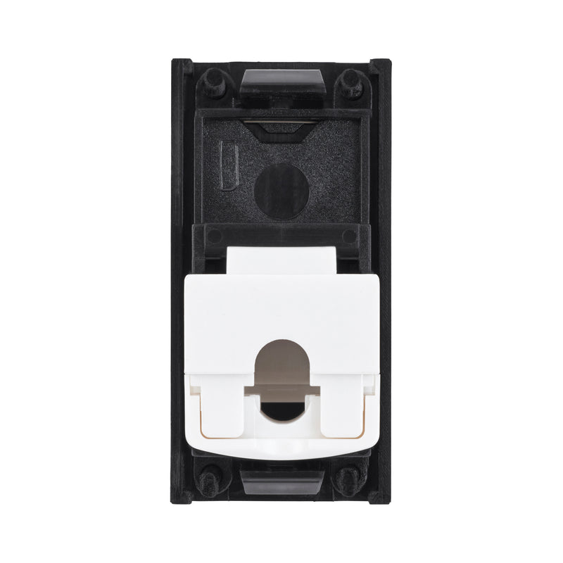 Saxby MORJ45C5BL Euro Module RJ45 CAT5e Module - Matt Black