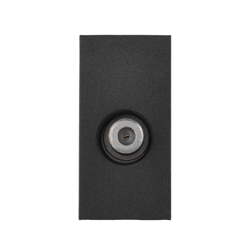 Saxby MOSSATBL Euro Module Satellite Screened Module - Matt Black