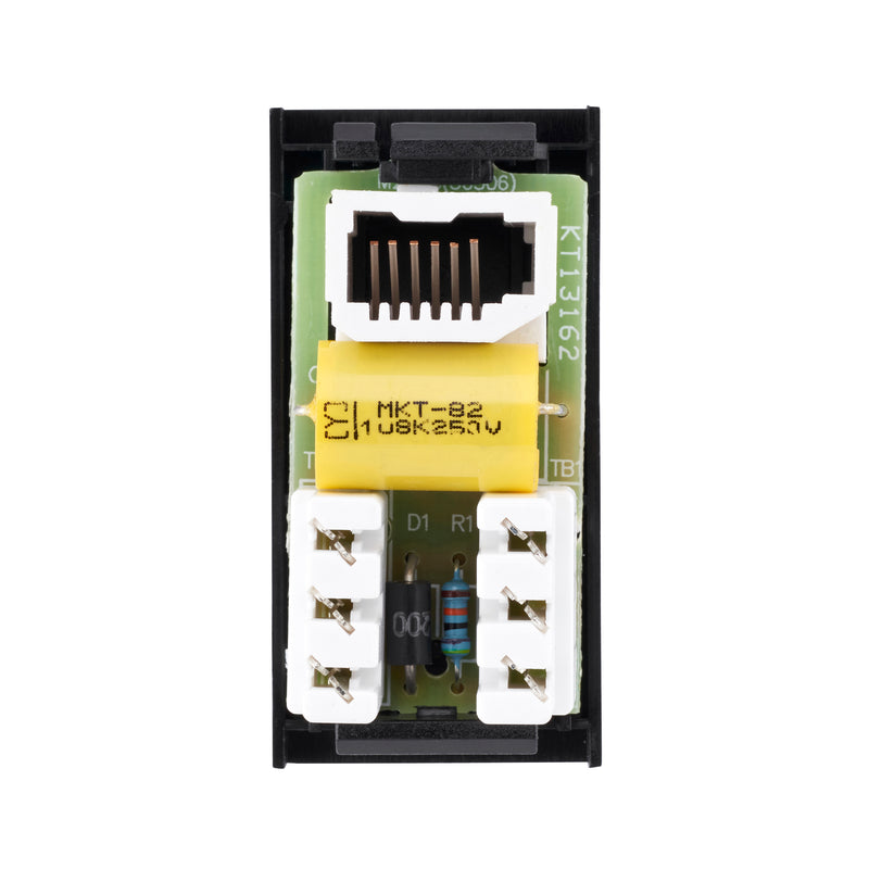 Saxby MOTMBL Euro Module Telephone Master Module - Matt Black