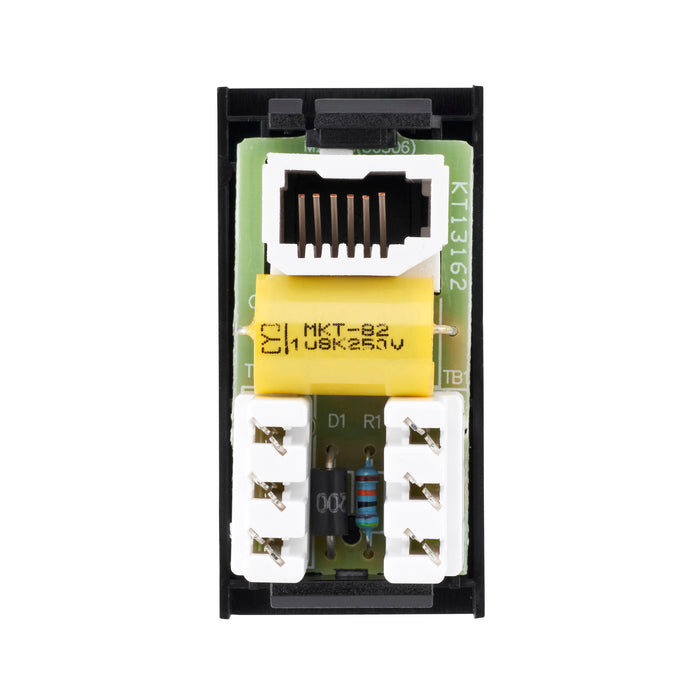 Saxby MOTMBL Euro Module Telephone Master Module - Matt Black