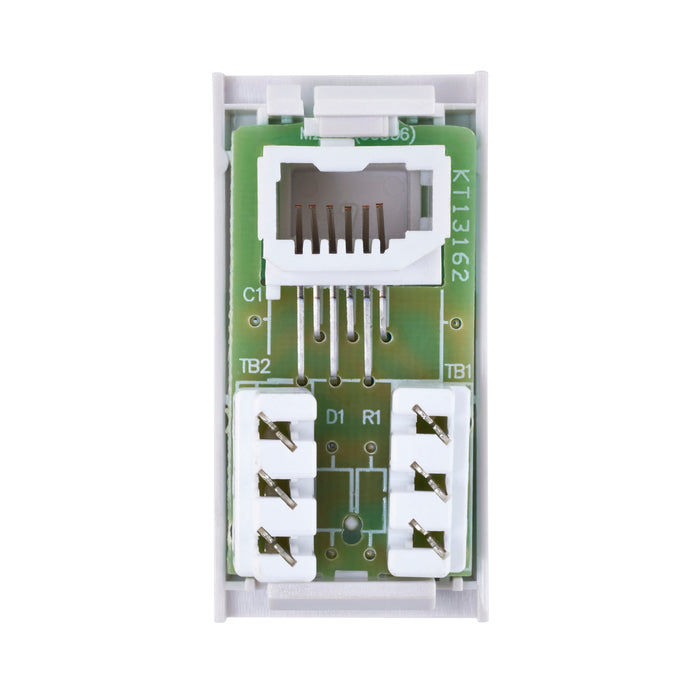 Saxby MOTSWH Euro Module Telephone Secondary Module - White