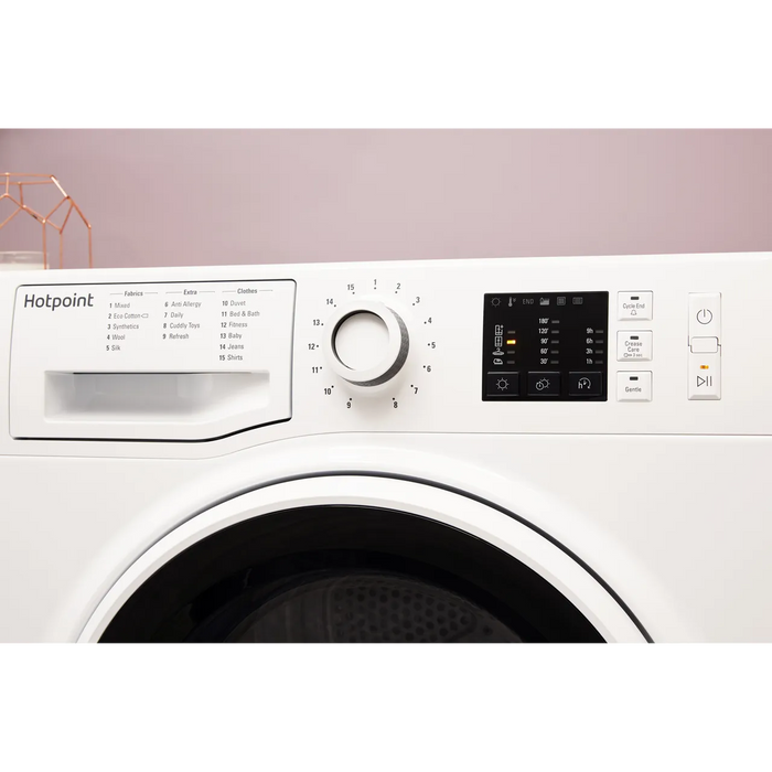 Hotpoint NT M10 81WK Heat Pump Tumble Dryer - White - Bonus Superstore