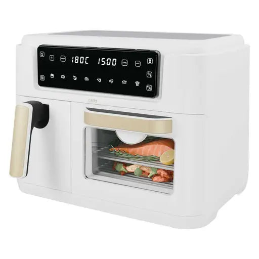 DUAL ZONE AIR FRYER BASKET & OVEN WHITE