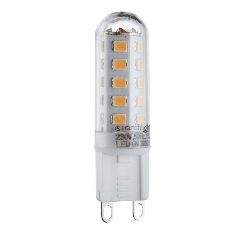 Searchlight  PL1912CW Pack 10 Dimmable Clear G9 LED Lamps - Cool White