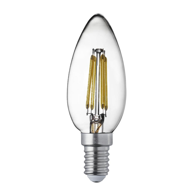 Searchlight  PL1915-6WW Pack 10 Dimmable E14 LED Filament Candle Lamp - Warm White