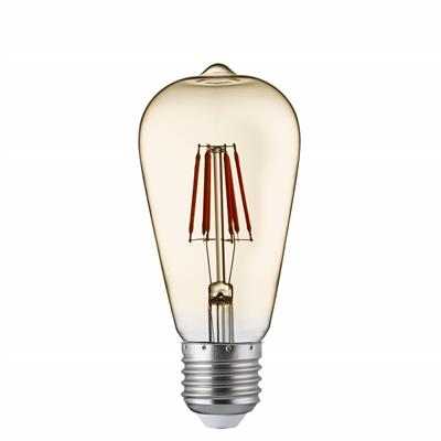 Searchlight  PL3327-6WW Pack 5 Dimmable LED E27 Filament Squirrel Lamp - Amber Glass