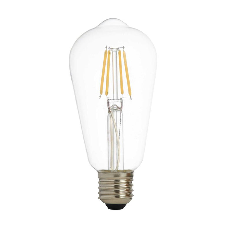 Searchlight  PL4427-6WW Pack 5 Dimmable LED E27 Filament Squirrel Lamp - Clear Glass