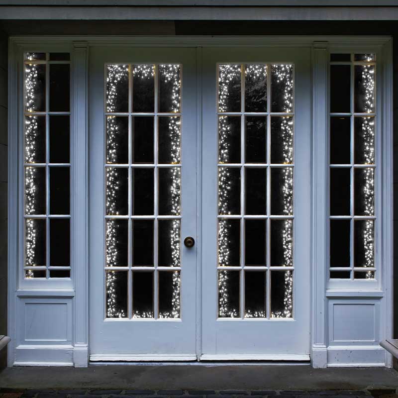 Premier Multi Action 480 LED Cluster Christmas Lights 6.2M White - Bonus Superstore