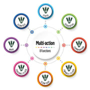 Premier Multi Action 2000 LED Cluster Christmas Lights 25M Rainbow - Bonus Superstore