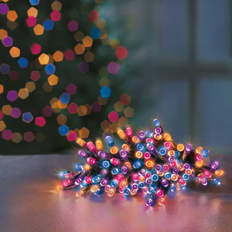 Premier 400 LED TIME LIGHTS Battery Operated 40M Rainbow - Bonus Superstore