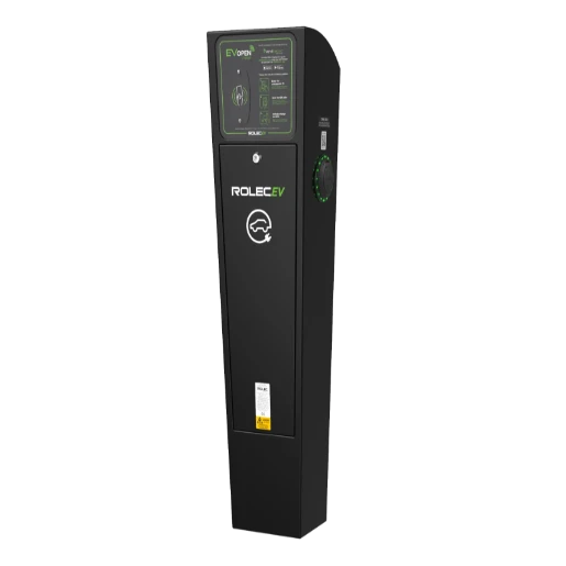 Rolec OCPP0011 AutoCharge:EV OpenCharge 1x 7.2kW Type 2 Charging Pedestal