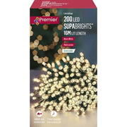 Premier LV162170WW 200 LED Supabrights with Timer in Warm White Premier