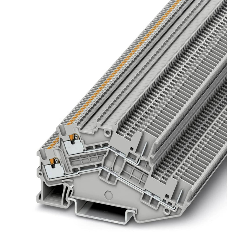 Phoenix Contact 3214495 PTTBS 1.5/S/2P Series Double Level Terminal Block Grey