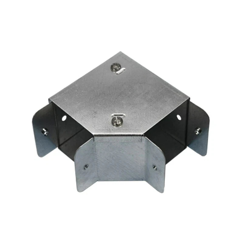Armorduct AGBT33 Bend 90° Top Lid Gusset 75X75mm Pre-Galvanised