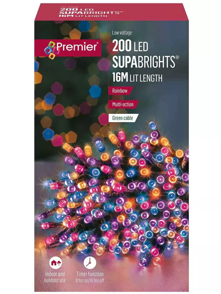 Premier LV162170RBW 200 Multi Action Supabrights LED - Rainbow — Bonus ...