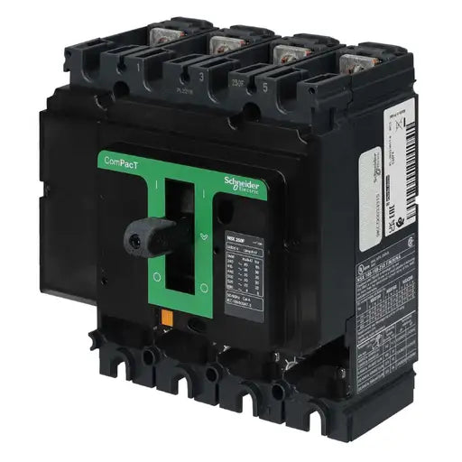 Schneider Merlin 250A Four Pole 36kA MCCB NSX250F without Trip Unit