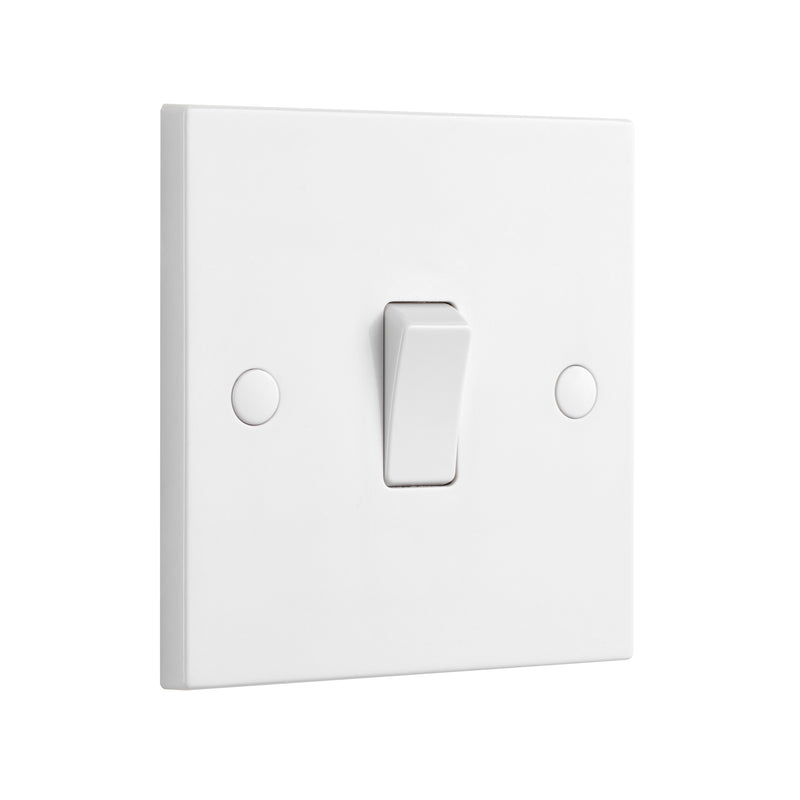 Saxby SE101 Square Edge 10AX 1G 2-Way Switch