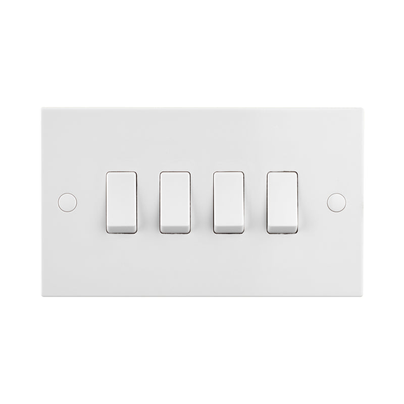 Saxby SE104 Square Edge 10AX 4G 2-Way Switch