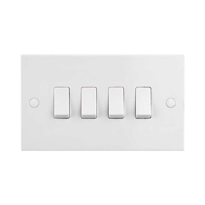Saxby SE104 Square Edge 10AX 4G 2-Way Switch