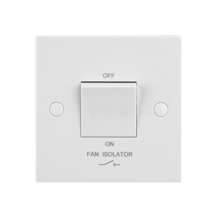 Saxby SE110 Square Edge 10AX 1G 3-Pole Fan Isolator Switch