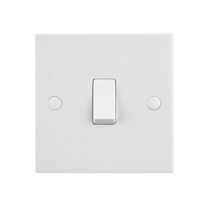 Saxby SE270 Square Edge 20A 1G DP Switch