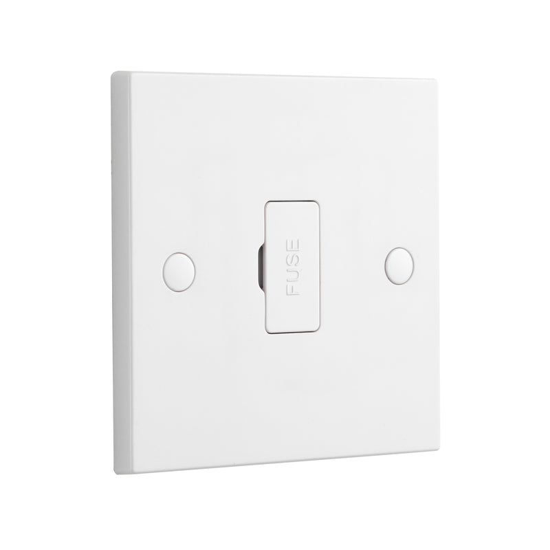 Saxby SE324 Square Edge 13A Unswitched Fused Spur Unit