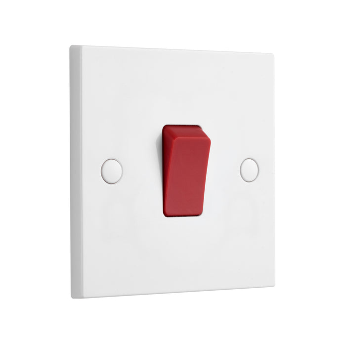 Saxby SE552 Square Edge 45A 1G DP Switch