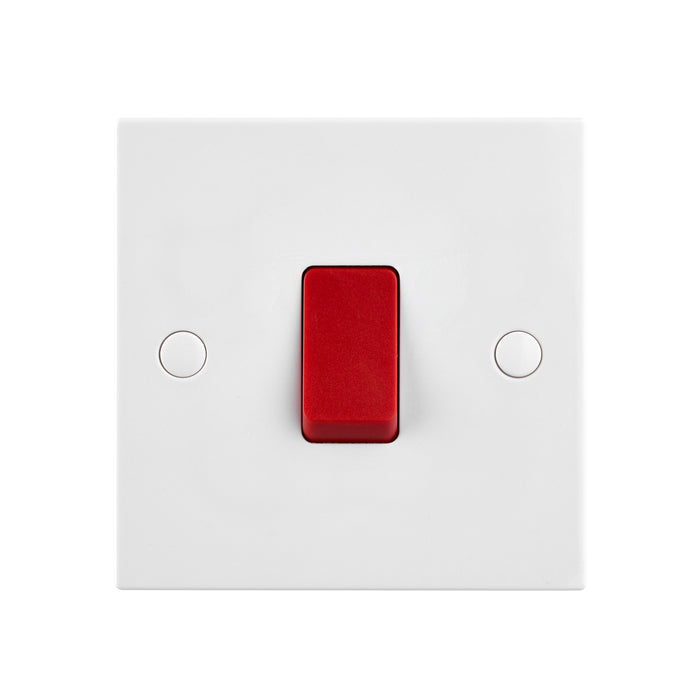 Saxby SE552 Square Edge 45A 1G DP Switch