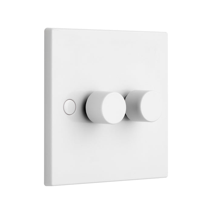 Saxby SE662 Square Edge 2G LED Dimmer 5-100W