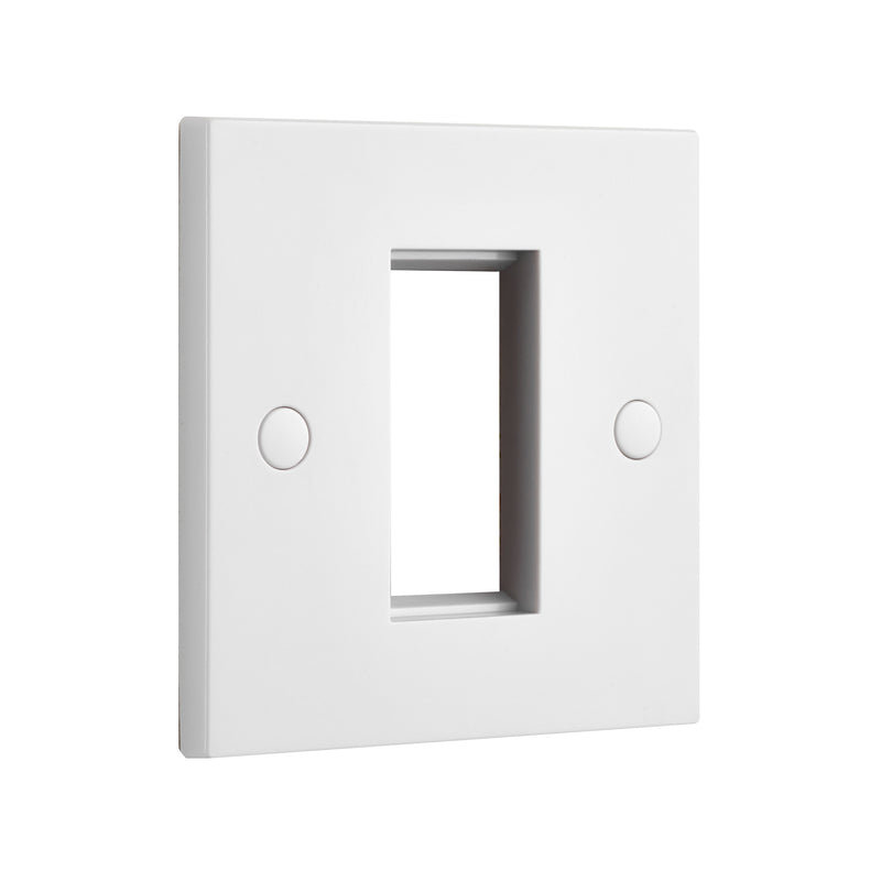 Saxby SEMFP1 Square Edge 1G Modular Faceplate (1 Module)
