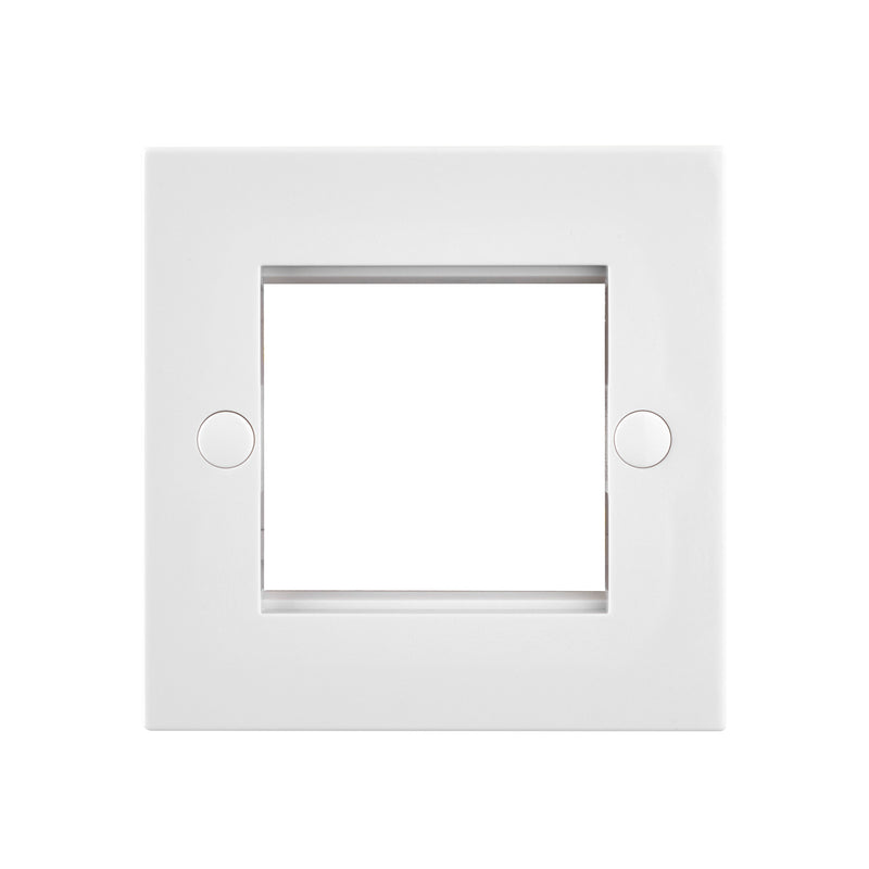 Saxby SEMFP2 Square Edge 2G Modular Faceplate (2 Modules)
