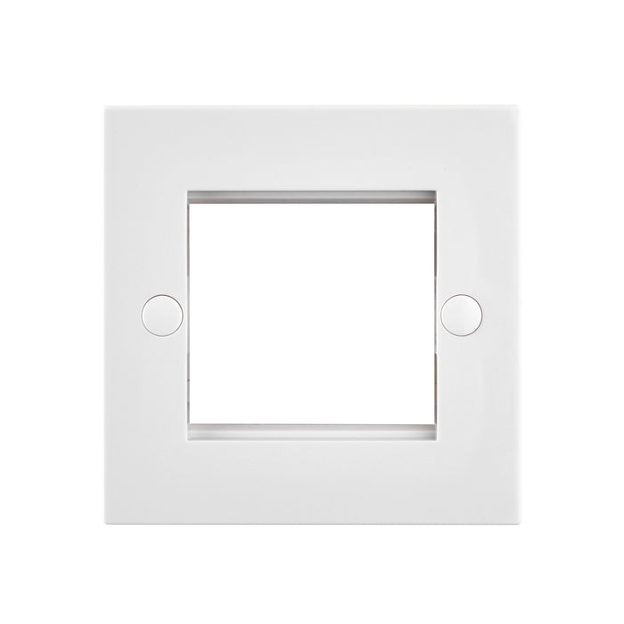 Saxby SEMFP2 Square Edge 2G Modular Faceplate (2 Modules)