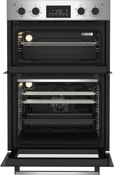 Beko CDFY22309X 60cm Built In High Specification RecycledNet® Double Oven - Stainless Steel
