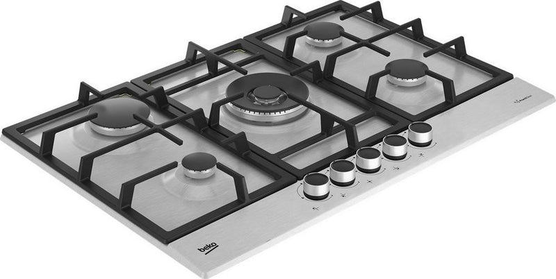 Beko CIHYG32SXE 75cm Gas Hob - Stainless Steel - Bonus Superstore